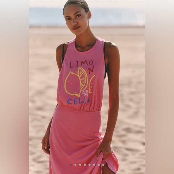 Anthropologie Jordan Nickson x Celandine Twist-Back T-Shirt Maxi Dress Size XL - Picture 2 of 4